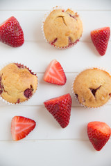Erdbeer Muffins
