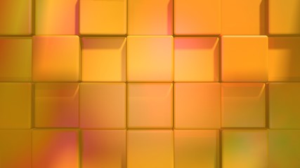 orange gradient relief surface from cubes soft light stop