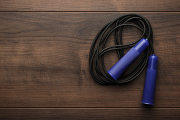skipping rope for an exercise