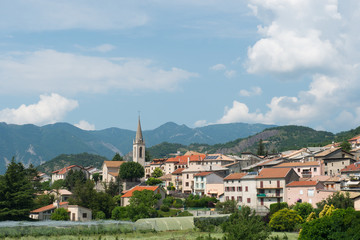 Fototapeta na wymiar Village in south France