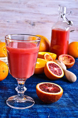 The juice from citrus fruits