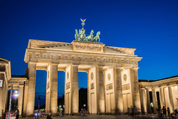 Fototapeta premium Berlin - AUGUST 4, 2013: Brandenburg Gate on August 4 in Germany