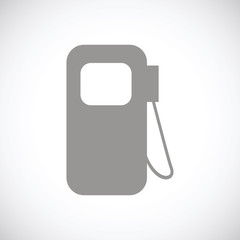 Gas station black icon