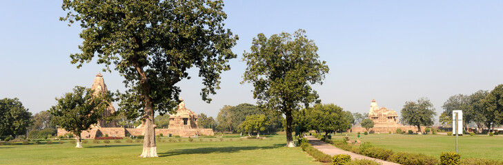 Naklejka premium Temple of Khajuraho on India