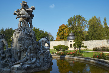 Klostergarten Ebrach, Steigerwald, Oberfranken, Bayern
