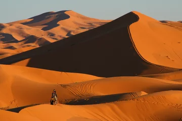  balade en dromadaire dans le désert de Merzouga © Monique Pouzet
