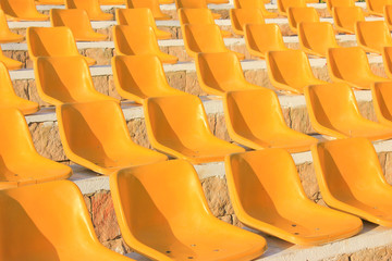 Fototapeta na wymiar Yellow Chairs