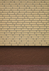 Sanierter Haussockel mit Fassadenplatten aus Kachelimitat
