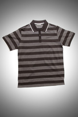 Male t-shirt isolated on the white background