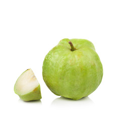 guava fruit on white background