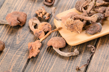 dried mushrooms