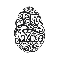 Happy Easter Egg Portuguese