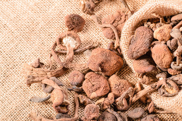 dried mushrooms