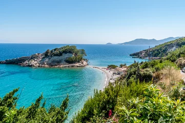 Foto auf Acrylglas Insel Strand auf der Insel Samos