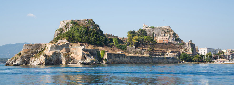 Korfu Stadt mit Festung