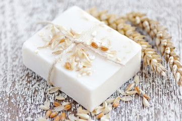 Oatmeal Soap handmade for a Natural Clean