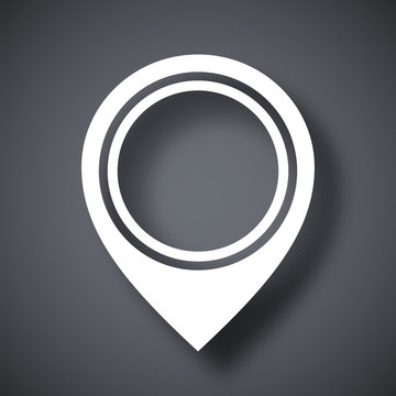 Vector map pointer icon