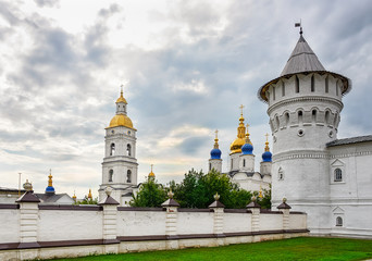 Fototapeta na wymiar Historical complex of Tobolsk Kremlin. Russia.