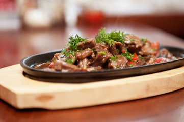 meat with vegetables