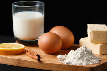 Dessert ingredients