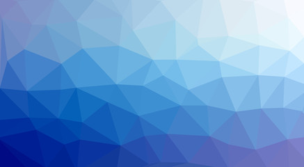 Obraz premium low poly Hintergrund blau