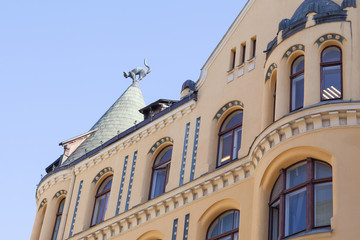 Obraz premium The Cat House in Riga