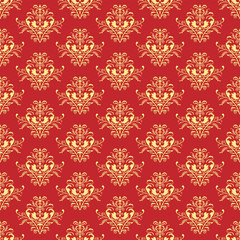 Retro-styled seamless pattern.