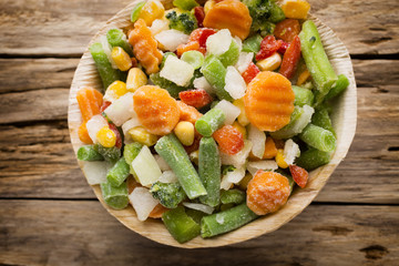 Frozen vegetables.