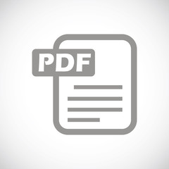 Pdf black icon