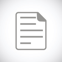 Document black icon