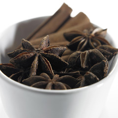 Cinnamon sticks with star anise