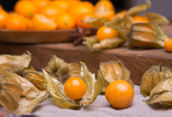 physalis and kumquat