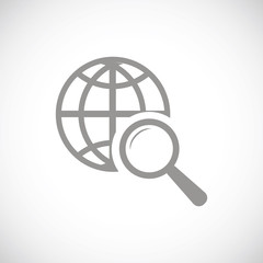 World scan black icon