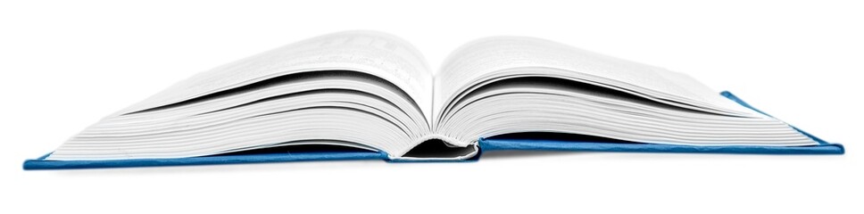 Book. Opened book with business sketches and concept icons
