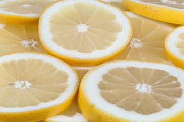 Background made of grapefruit slices