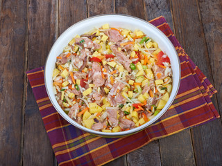Meat stew with vegetables
