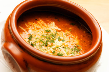 soup in the pot