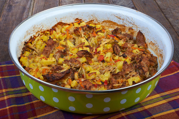 Meat stew with vegetables