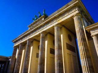 Fototapeta premium The Famous Brandenburg Gate In Berlin. Germany