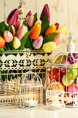 Easter birdcage