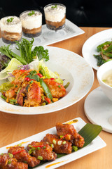 Variety of Thai Food Dishes