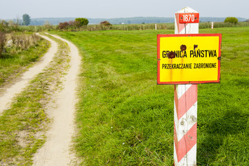 Border post in Poland.