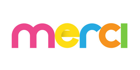 "MERCI" (carte message remerciements joie) © Web Buttons Inc