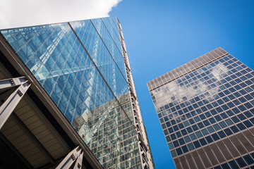 Fototapeta na wymiar Skyscraper Business Office, Corporate building in London City