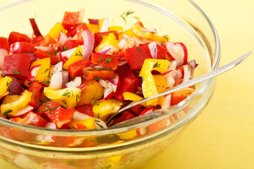 The spring salad