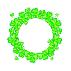 St. Patricks Day holiday frame