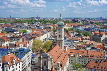 Fototapeta premium Munich city center skyline