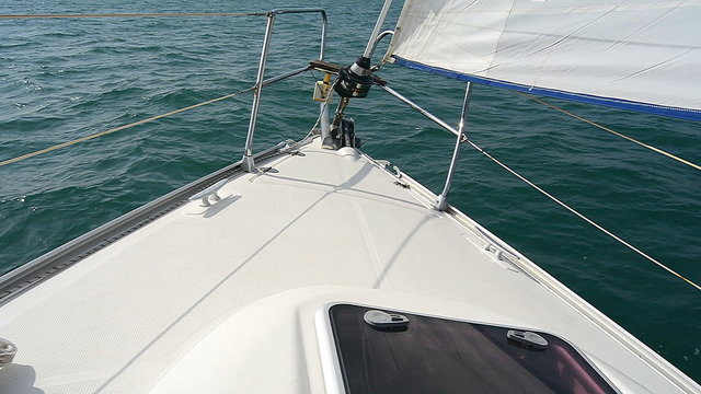 Sailboat sailing