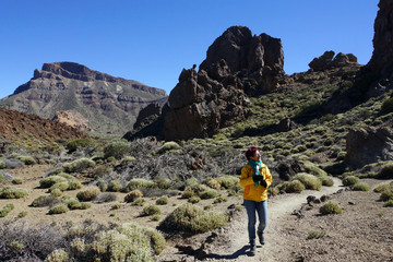 Naklejka premium Wanderung an den Roques de Garcia