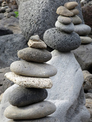 Steinmännchen an der Playa Jardin